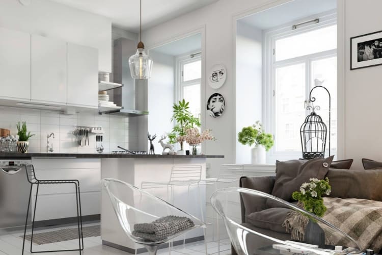 salon z aneksem kuchennym